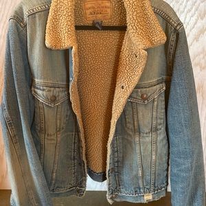 Vintage Abercombie & Fitch Jean/Sherpa line jacket size L
